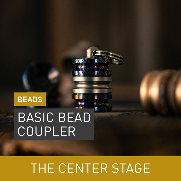 Basic Bead Coupler Timascus or Titanium