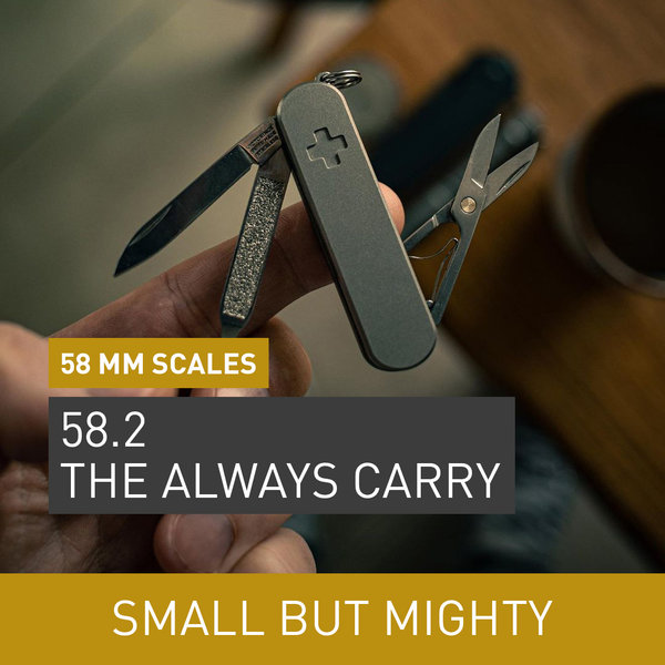 Scales for 58mm swiss army knives