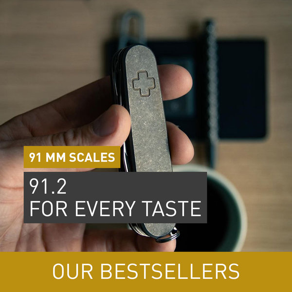 Scales for 91mm Victorinox knives